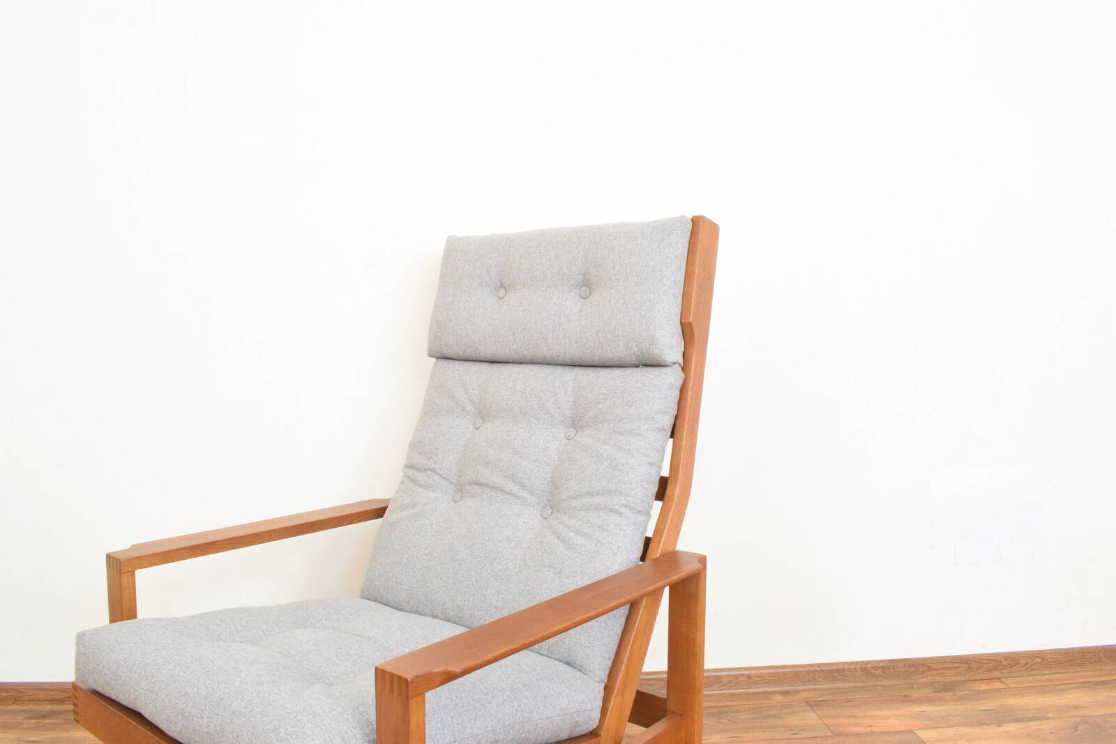 Mid-Century Danish Oak Armchair by Leif Alring for Madsen & Schubell, 1960s