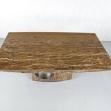 Dining table in marble by Willy Rizzo, Italy - 1960s