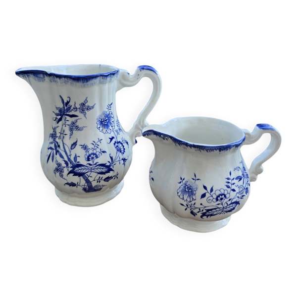 Pots à lait et à jus Sarreguemines Lancaster