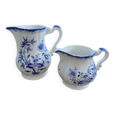 Pots à lait et à jus Sarreguemines Lancaster