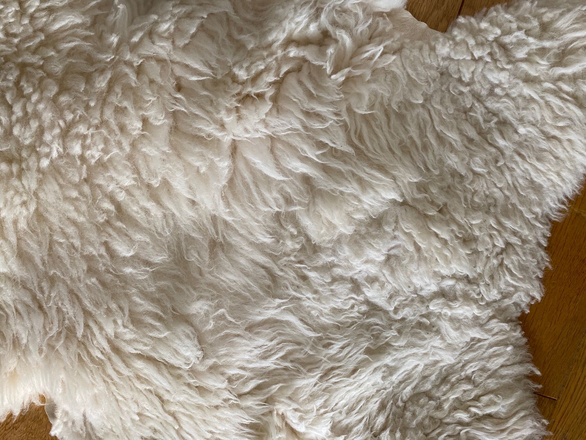 Natural sheepskin