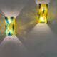 Paire d'appliques en verre modéle Chartres de Van Oyen pour Raak
