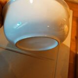 White bowl in earthenware