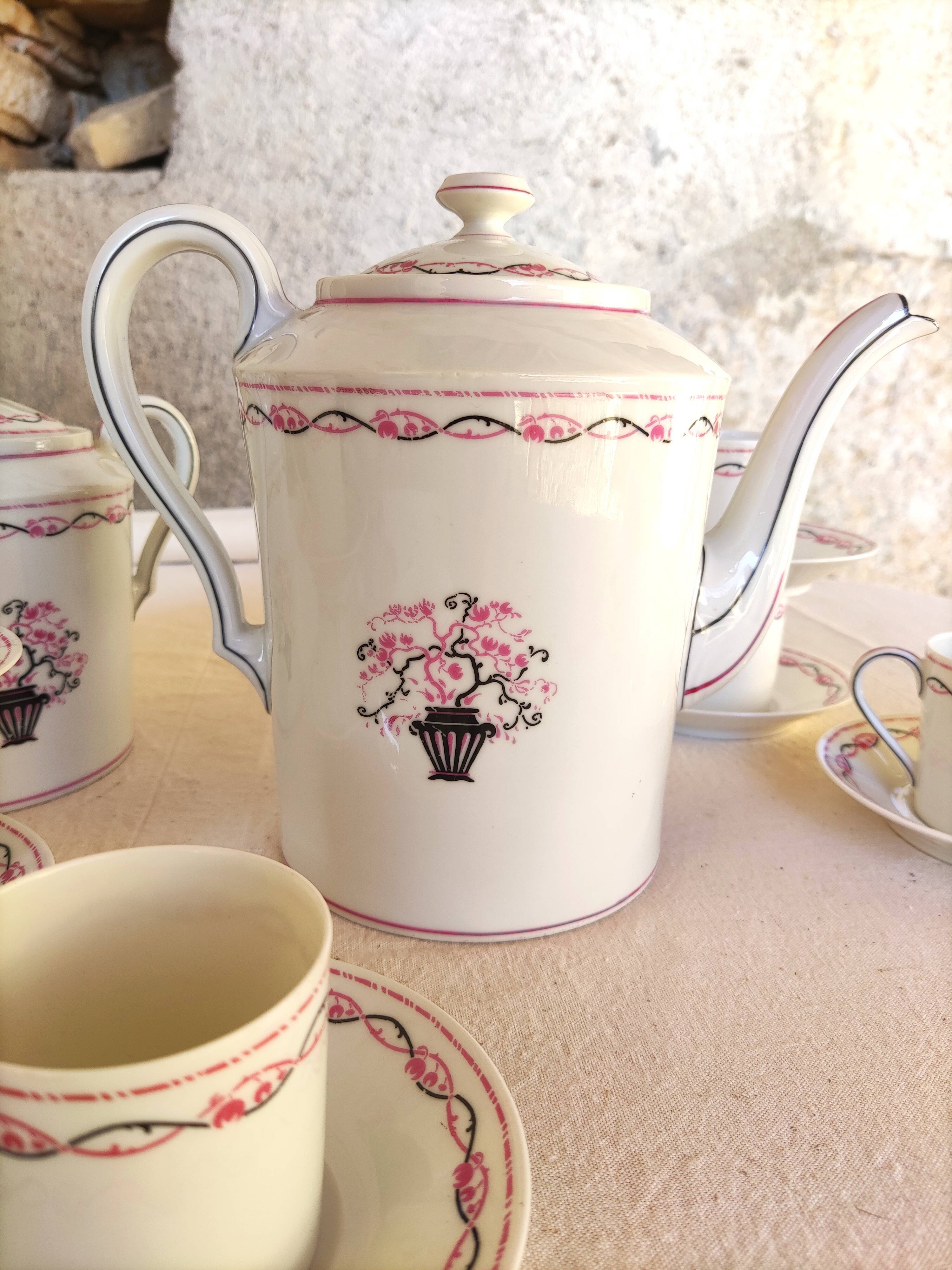 Art Deco porcelain coffee set - Ch. Ahrenfeldt - la maîtrise