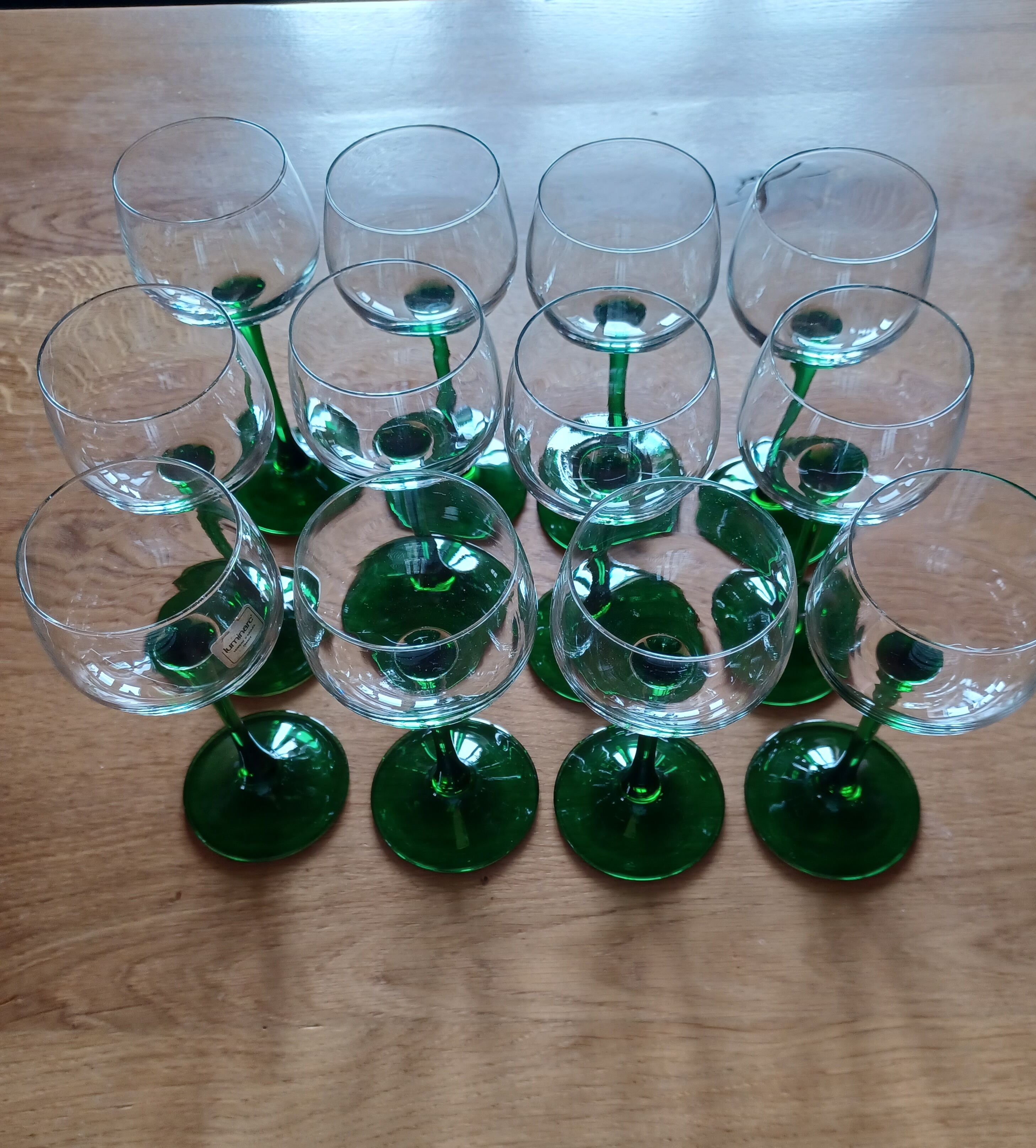 12 glasses of alsace wine