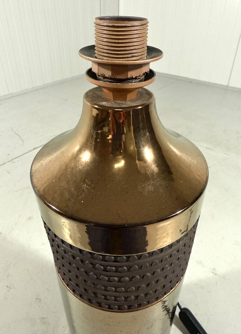 Bitossi large ceramic table lamp for Bergboms, Sweden 1960’s
