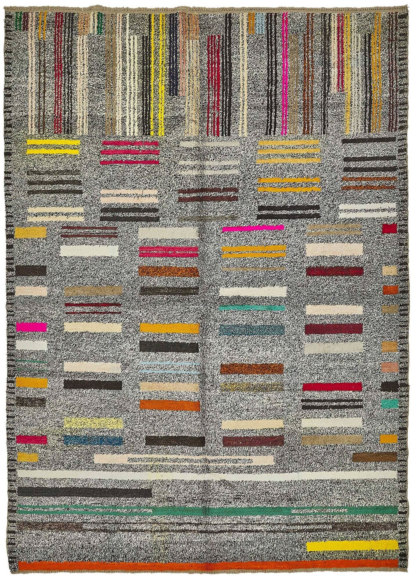 Handwoven Turkish Recycled Boho Rug 245 cm x 343 cm