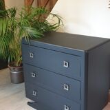 Mat black art deco dresser