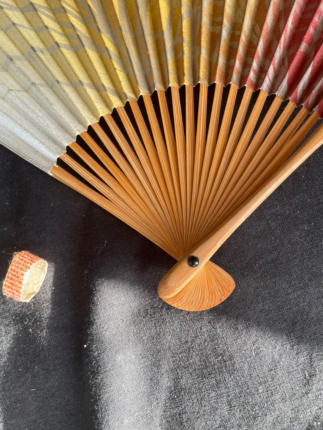 Antique Japanese folding fan