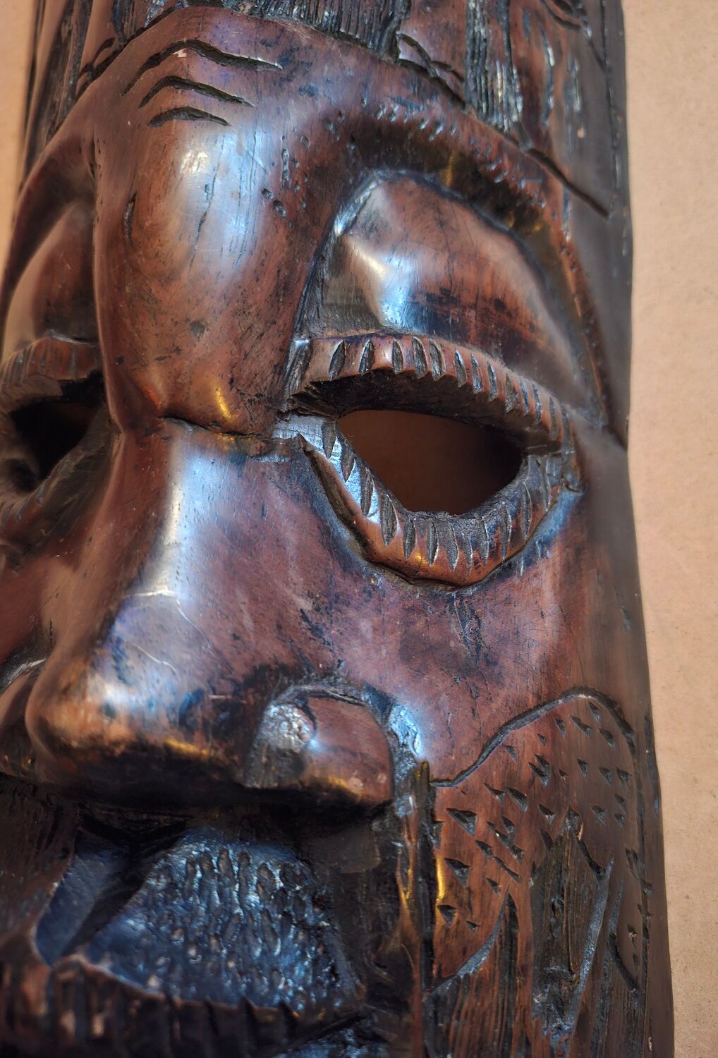 Wenge tribal mask