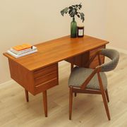 Teak desk, Danish design, 1970s, made in Denmark
