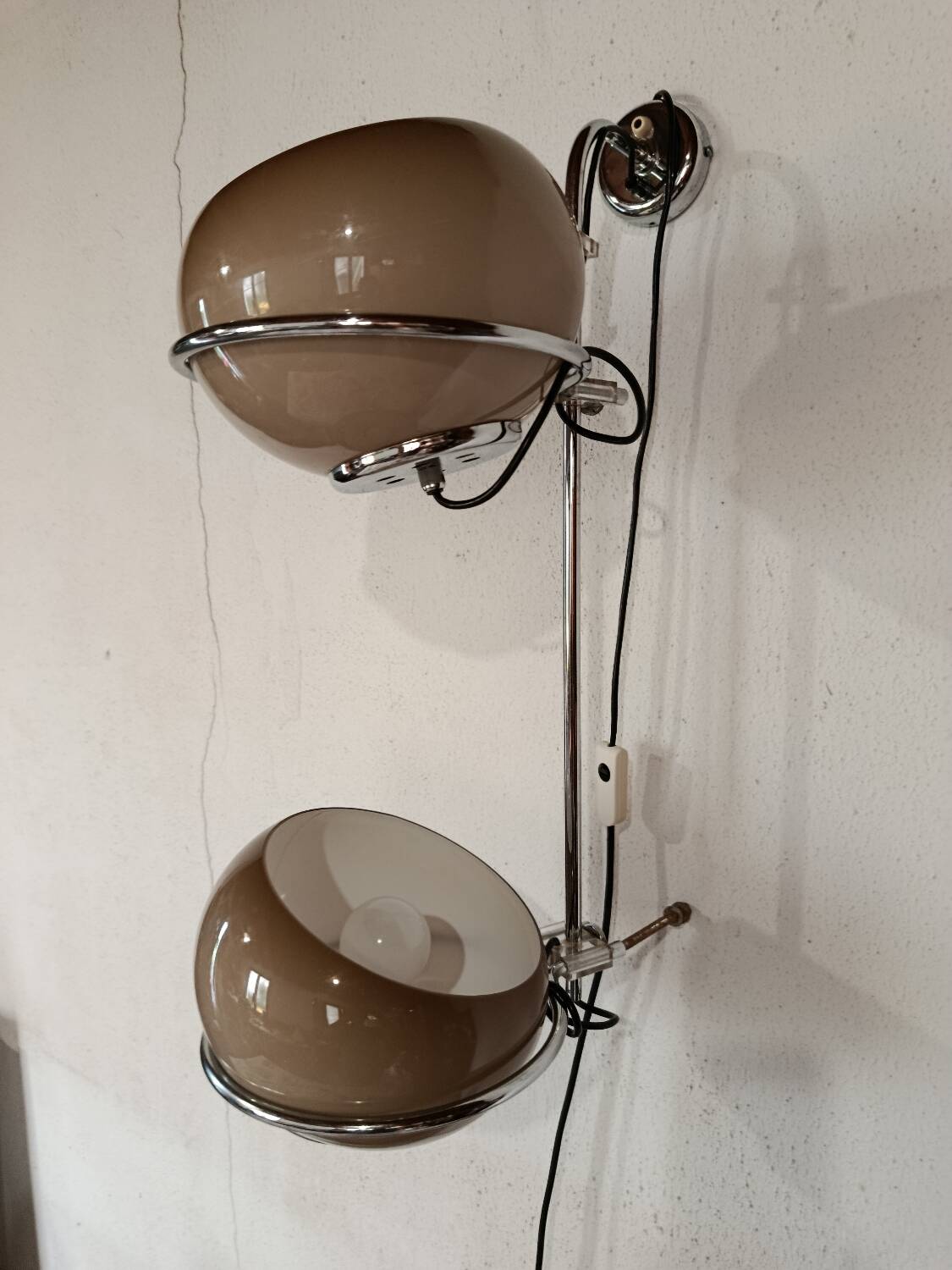 Space Age 70s wall light