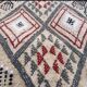 Kilim multicolor done hand woollen carpet 220x300cm