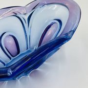 Coupe d'art en verre de Bohême Chribska