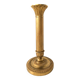 Old golden brass candle holder