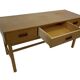Buffet bas compact vintage en chêne, style années 70.
