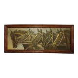 Lithographie chevaux