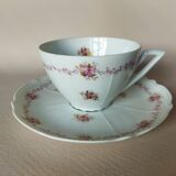 6 tasses Chapus Frères Limoges "Service Perle"