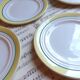 4 Dessert plates in semi-porcelain Ceranord