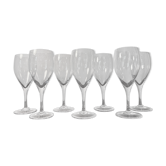 7 p. Bayel champagne glasses/wine glasses