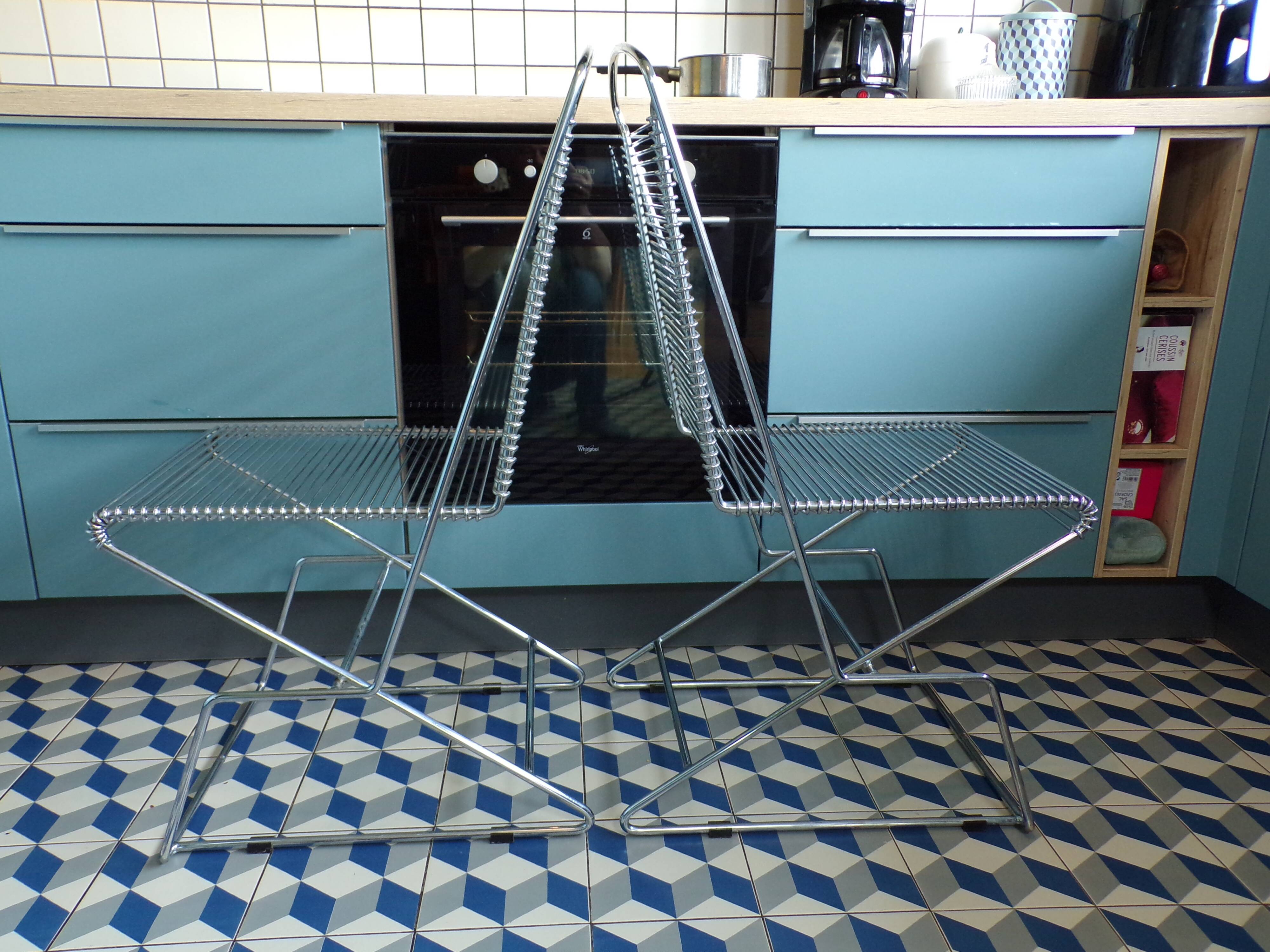 Pair of chairs by Till Behrens for Schlubach 1980s