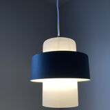Philips suspension by Louis Kalff. Opaline and metal. 1960