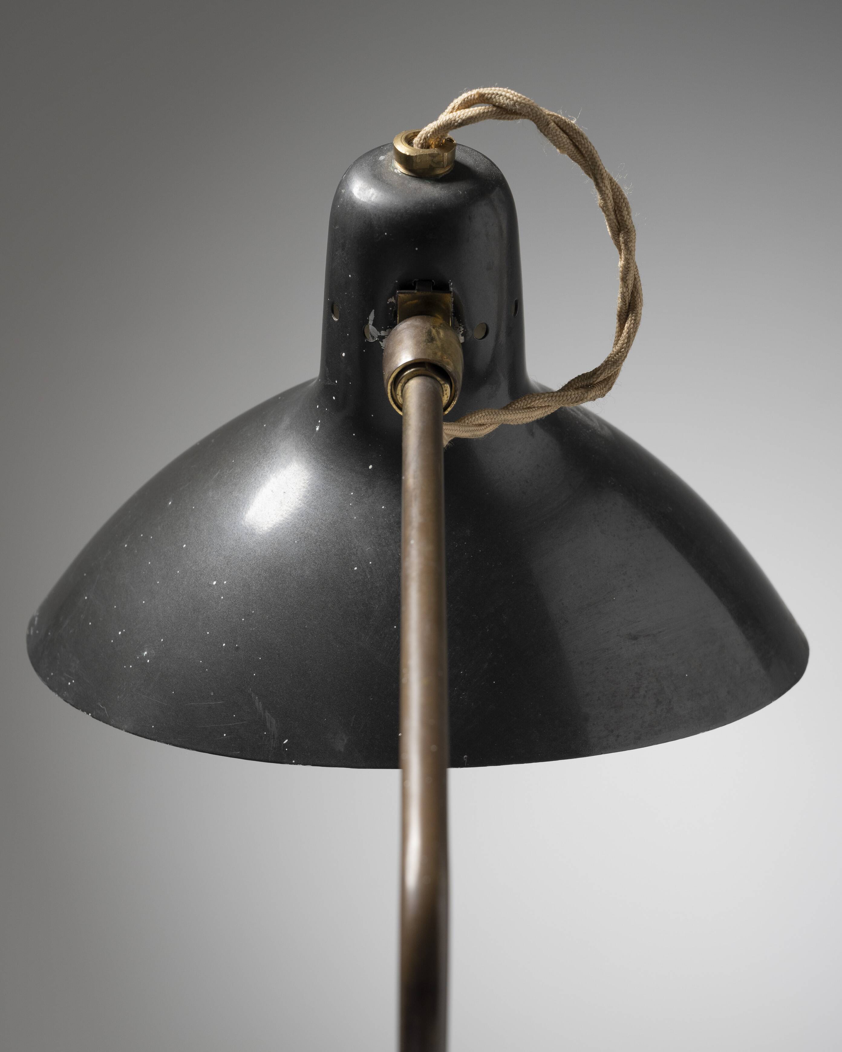 Lampe de bureau édition caillat, jean-boris lacroix, 1960s