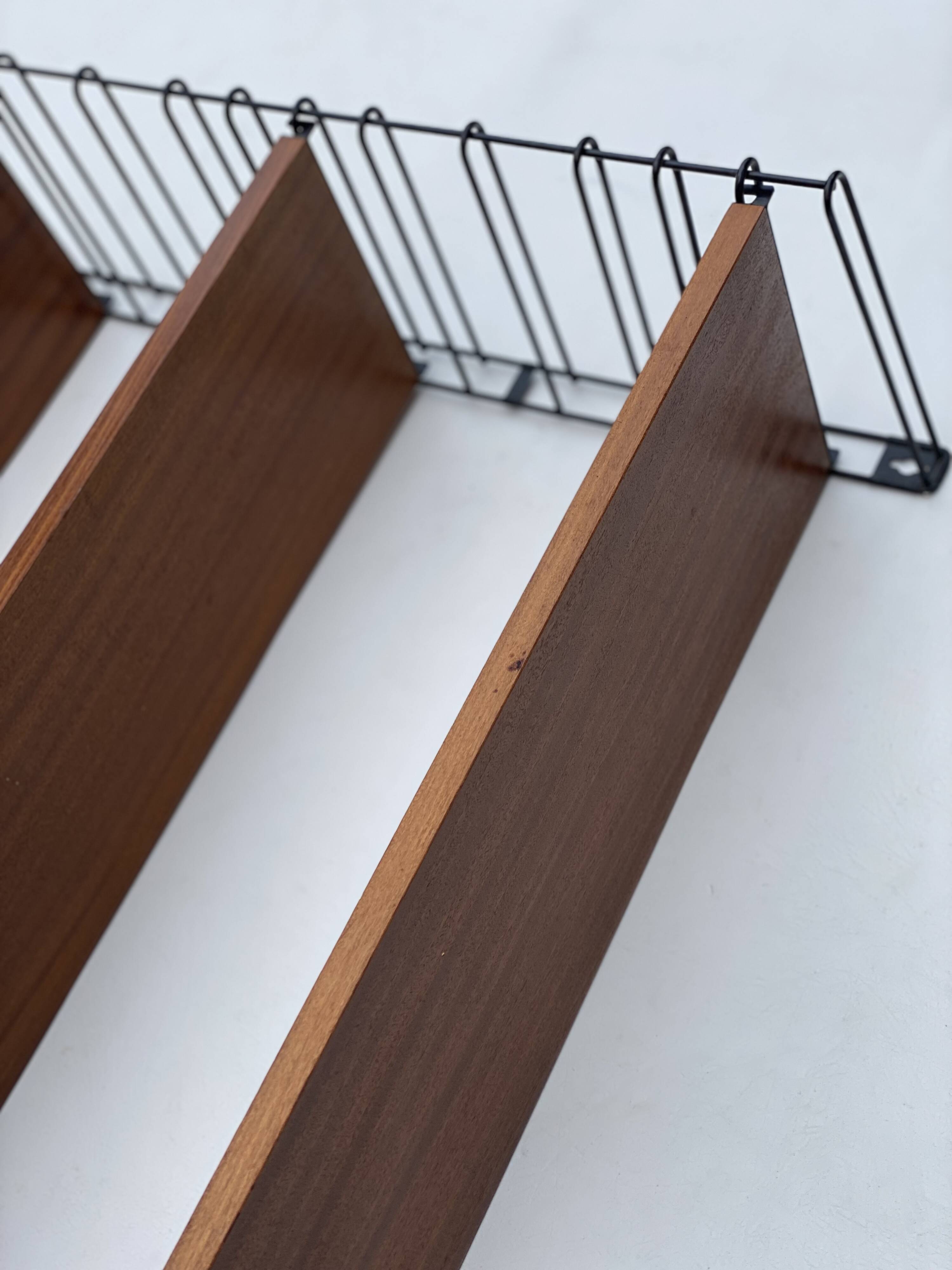 Vintage Teak Wall Shelves by Tomado