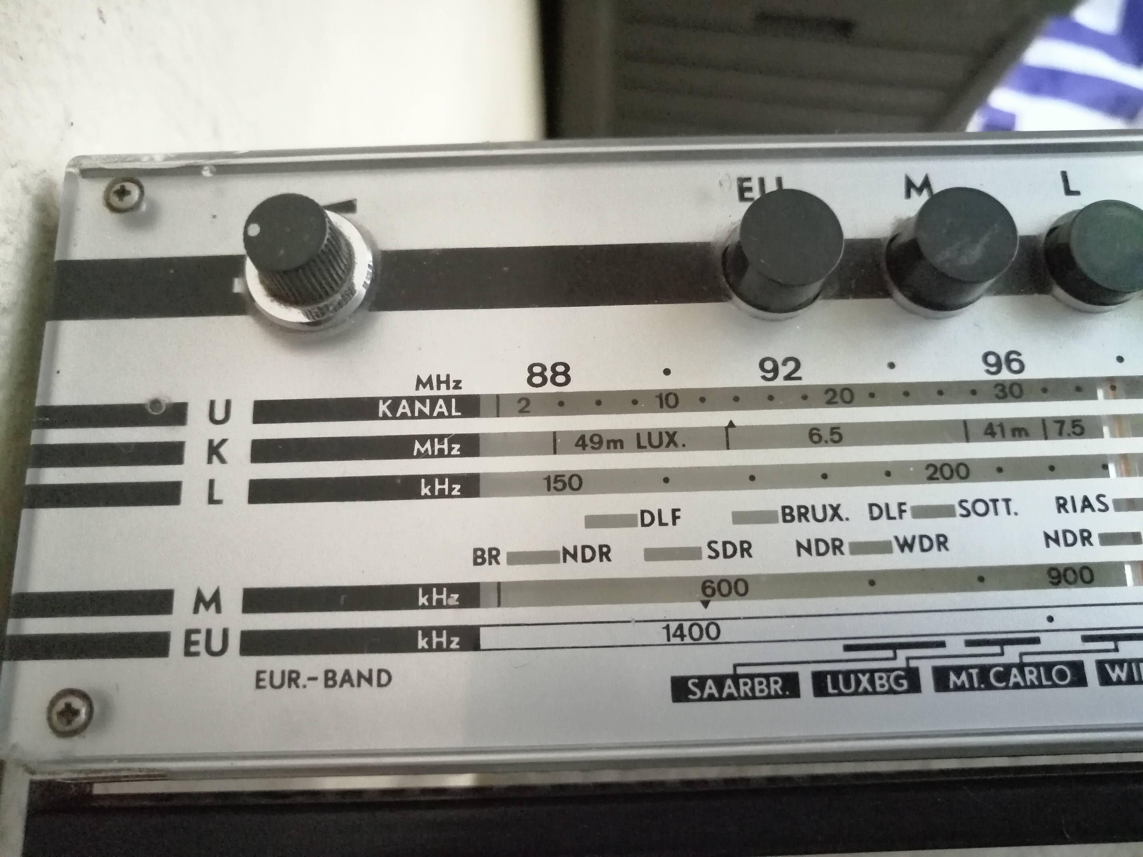 Radio transistor Blaupunkt 1969