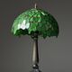 Tiffany style table lamp green