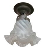 Suspensions tulip frosted glass