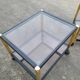 Coffee table golden black and Erard smoked glass