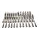 12 forks, 12 silver-plated fish knives Boulenger LXV