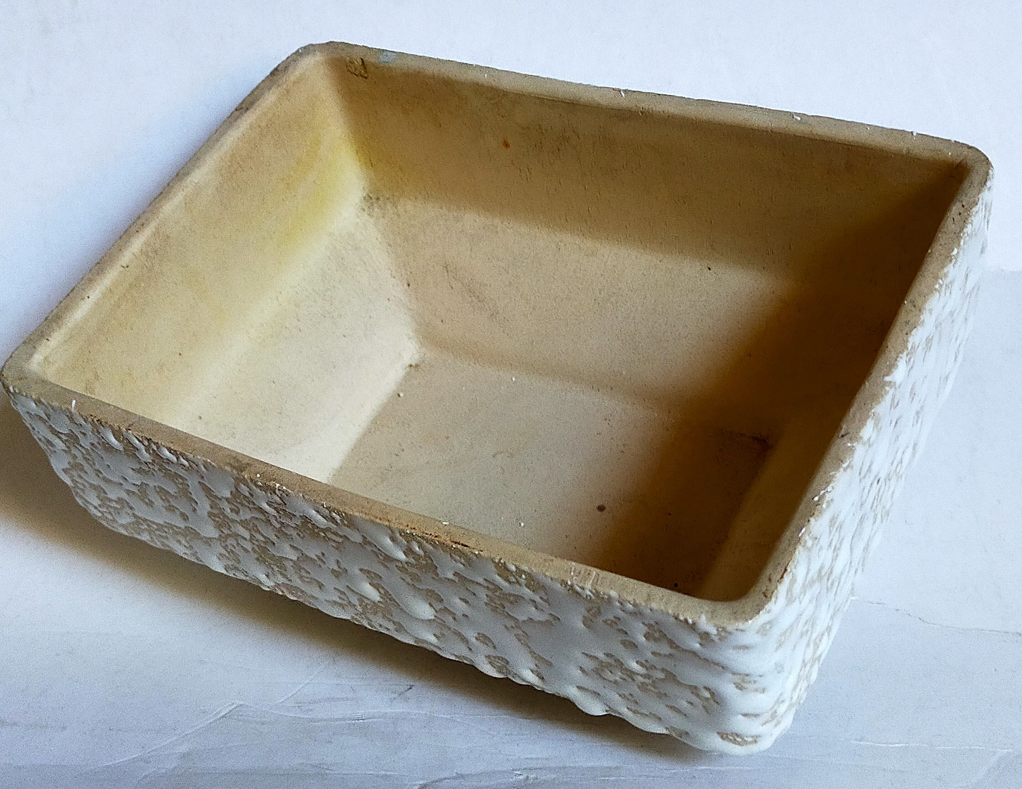 Ceramic cactus pot veter, west-germany model n° 64 with white foam