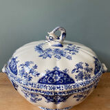 Soupière XIXth earthenware of Gien