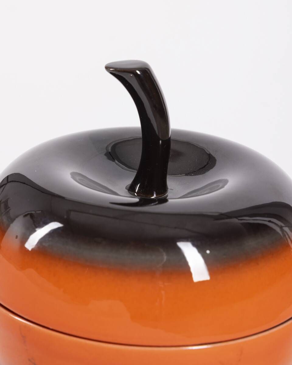 Vintage 1970s Ceramic Apple Container, Designed by Ceramica SIC
