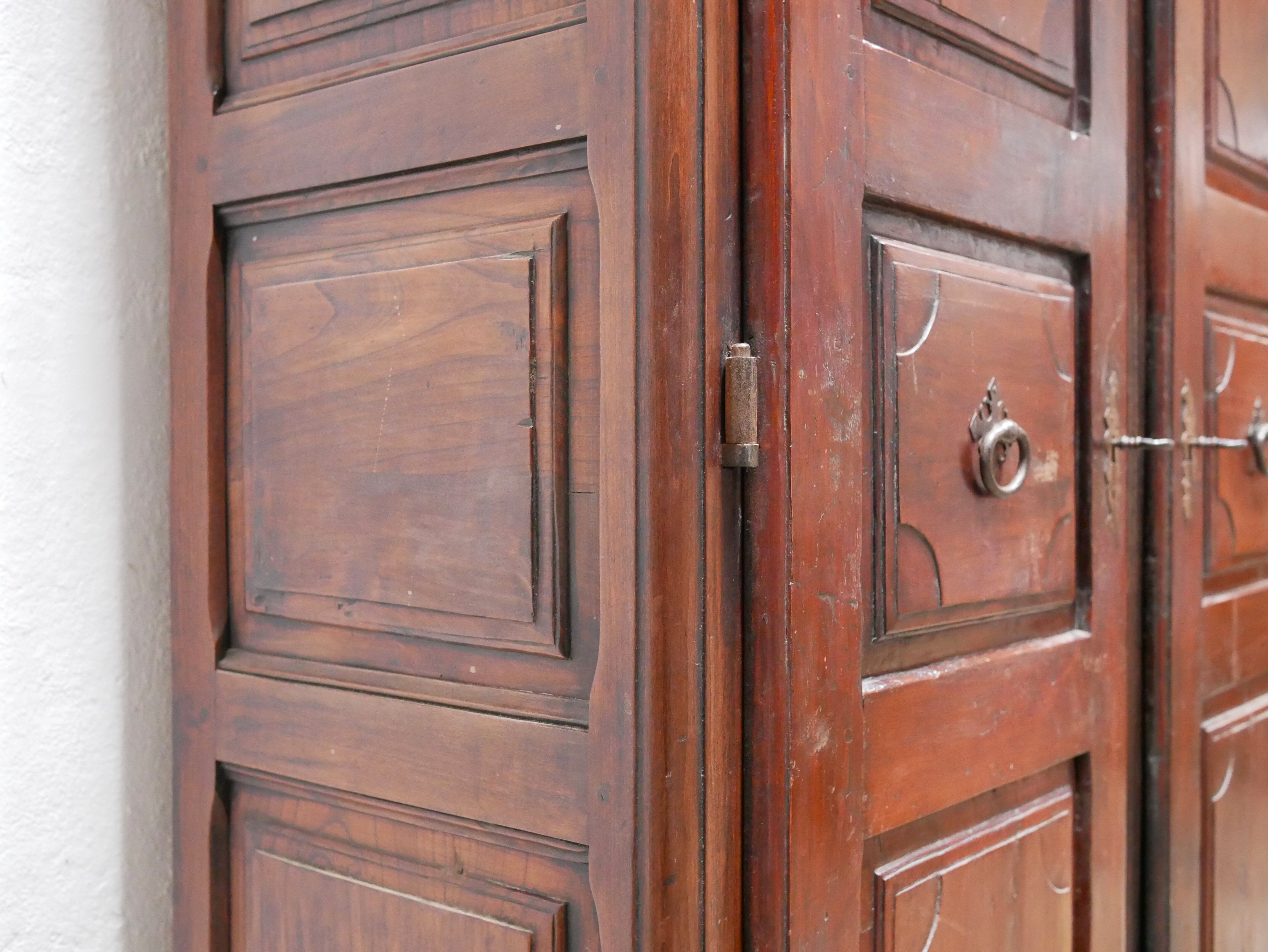 Antique wooden wardrobe