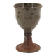 Verre à pied type calice en grès de Jean Linard, années 60