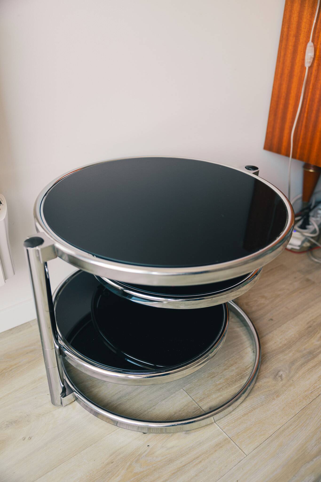 1970s three-tier coffee table