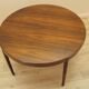Round rosewood table, 1960, designer: Harry Østergaard, Randers Møbelfabrik