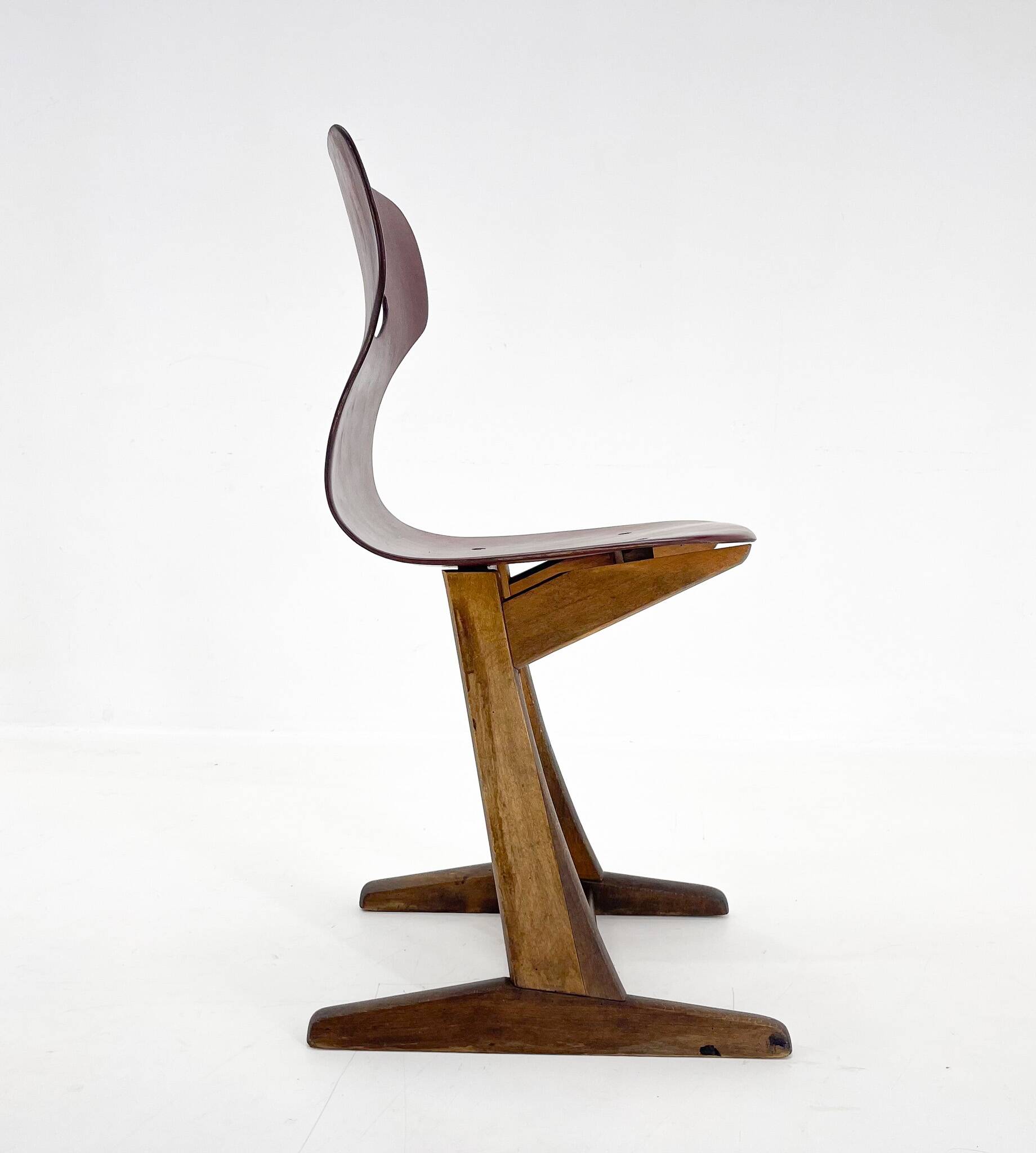 1960s Chair Designed by Adam Stegner, Germany, Labeled