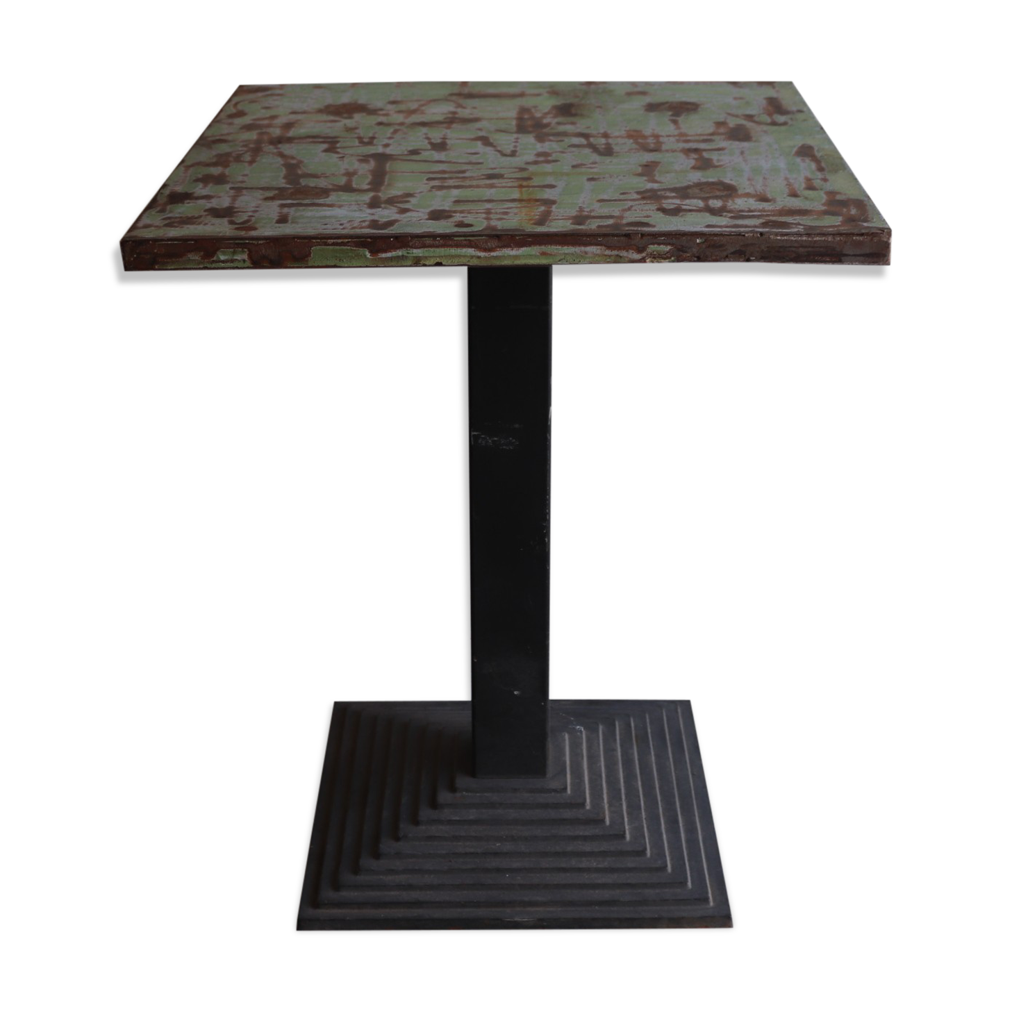 Art Deco metal bistro table