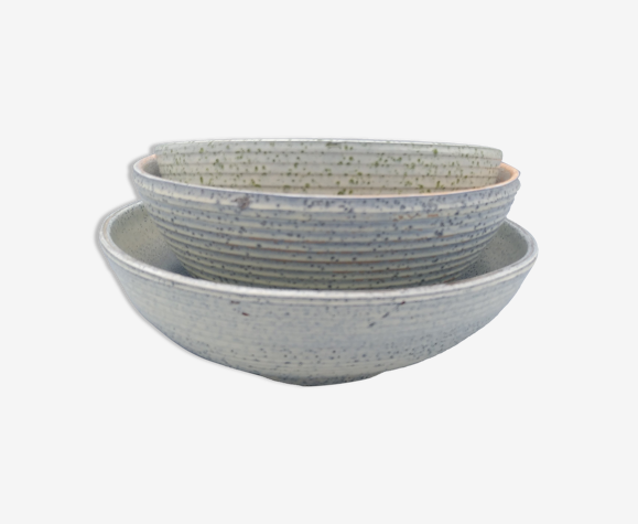Lot de 3 cache-pots moucheté