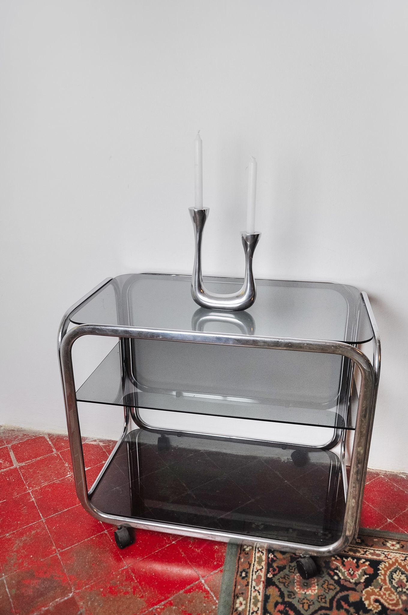 Brutalist candle holder part arte3, Spain, 1970