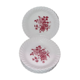 Assiettes porcelaine Lunéville