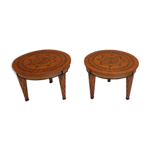 Table basse Oger - Louis XVI marquetées