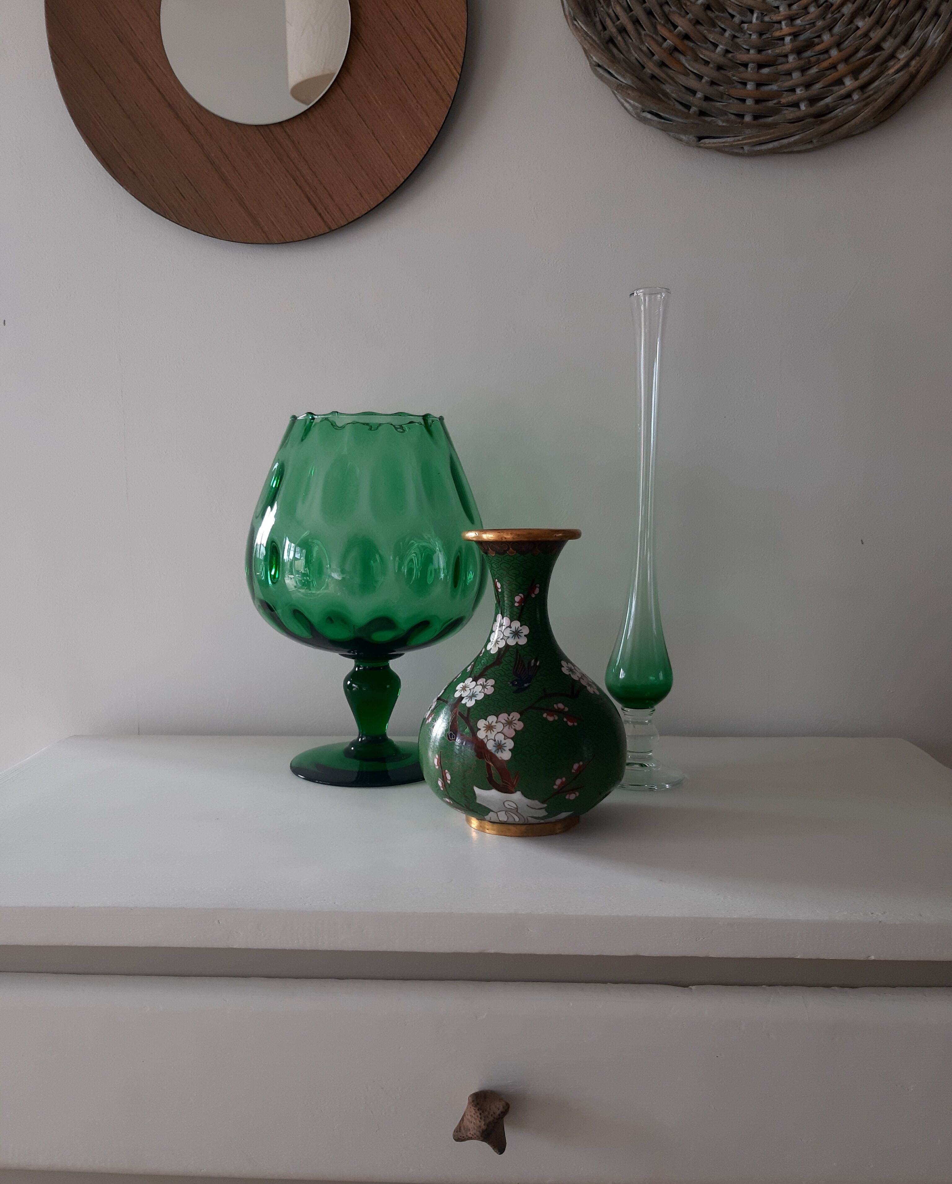 Vases / batch of 3 vases
