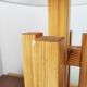 Modernist Scandinavian lamp in solid pine – Sweden, 1970s