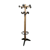 50s coat holder swivelling solid oak