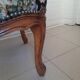 Fauteuil vintage brocante, fauteuil à tricot fleuri, classique des années 30-50